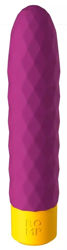 ROMP Beat silikoninis vibruojantis prietaisas, 21 cm, 10 režimų, atsparus vandeniui, mėlynas