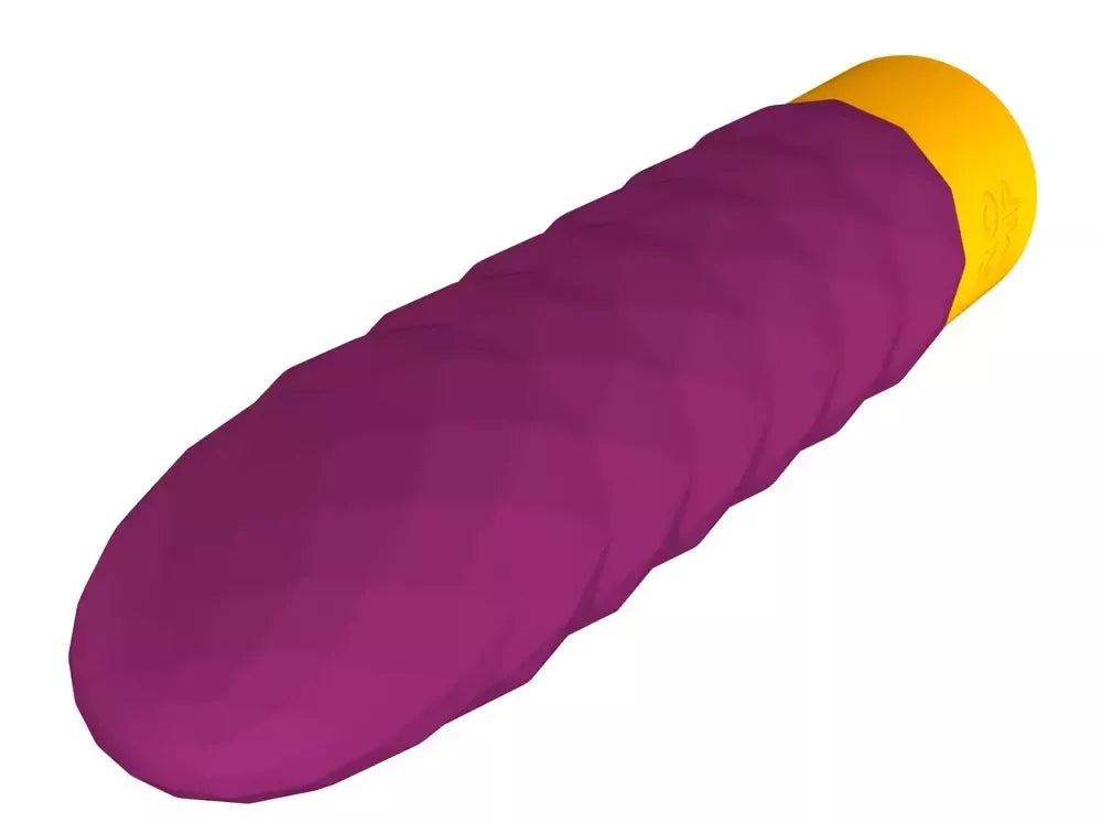 ROMP Beat silikoninis vibruojantis prietaisas, 21 cm, 10 režimų, atsparus vandeniui, mėlynas