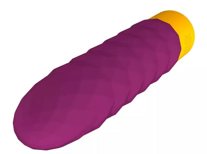 ROMP Beat silikoninis vibruojantis prietaisas, 21 cm, 10 režimų, atsparus vandeniui, mėlynas