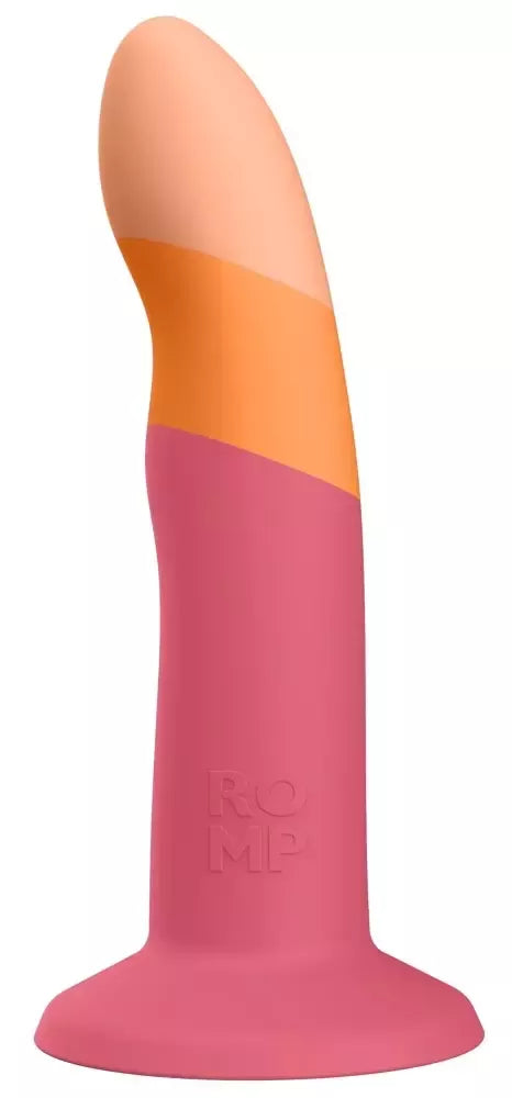 ROMP Dizi silikoninė intymi sistema su siurbtuku 18 cm, violetinė