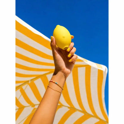 ROMP Lemon Crush oro pulsacijos sistema, geltona – kompaktiškas vandeniui atsparus modelis
