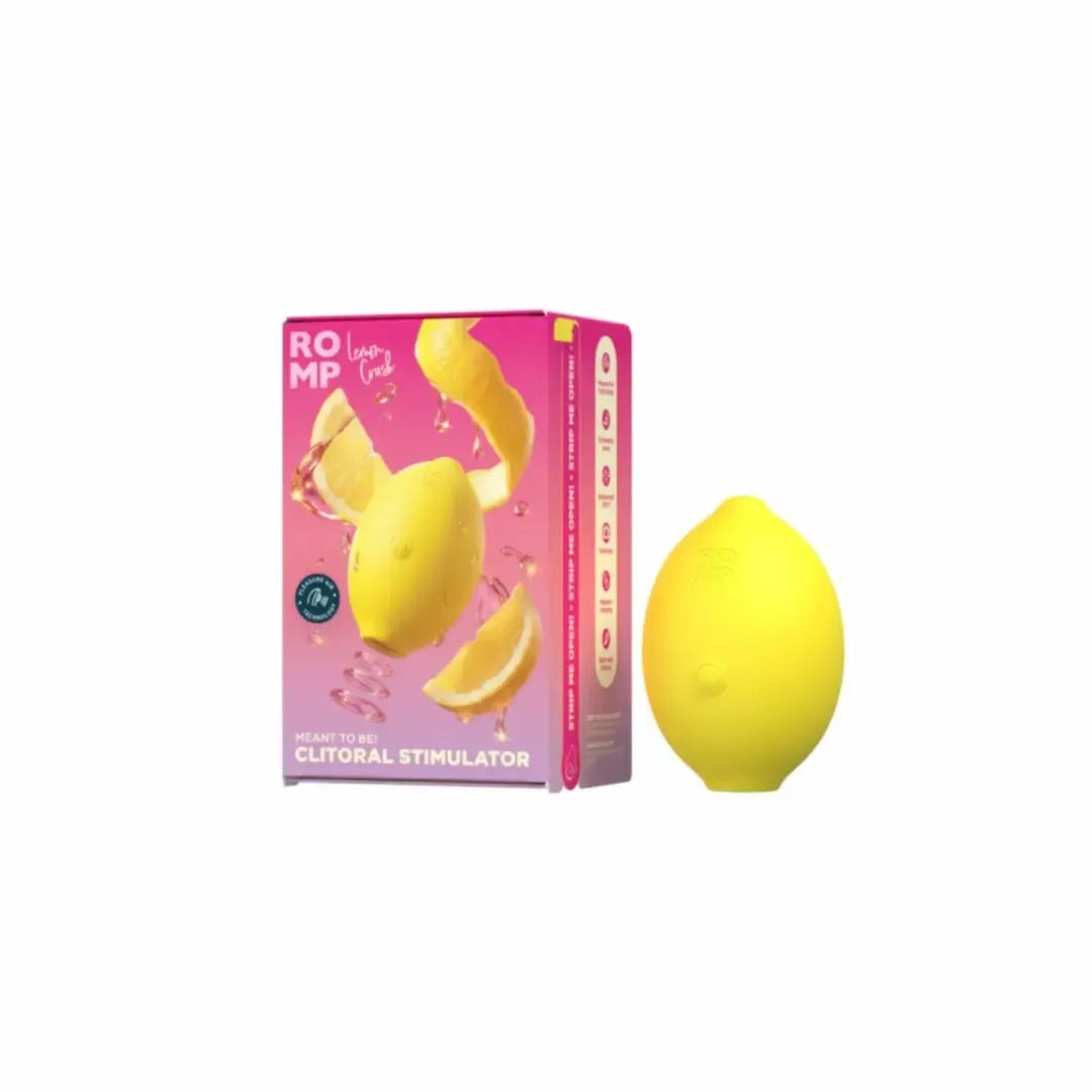 ROMP Lemon Crush oro pulsacijos sistema, geltona – kompaktiškas vandeniui atsparus modelis