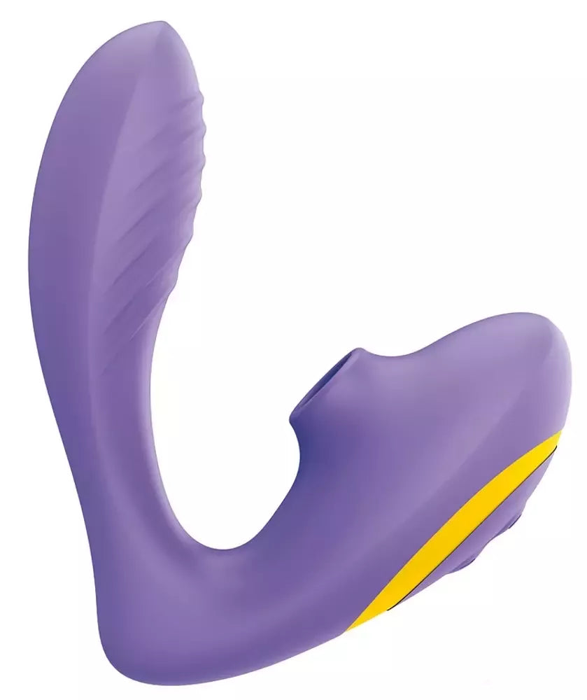 ROMP Reverb dvigubo veikimo silikoninis intymus prietaisas, atsparus vandeniui, violetinis