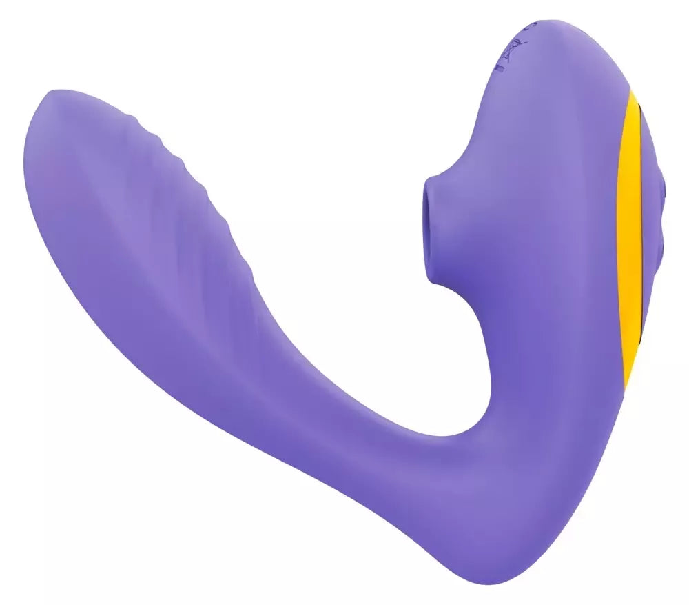 ROMP Reverb dvigubo veikimo silikoninis intymus prietaisas, atsparus vandeniui, violetinis