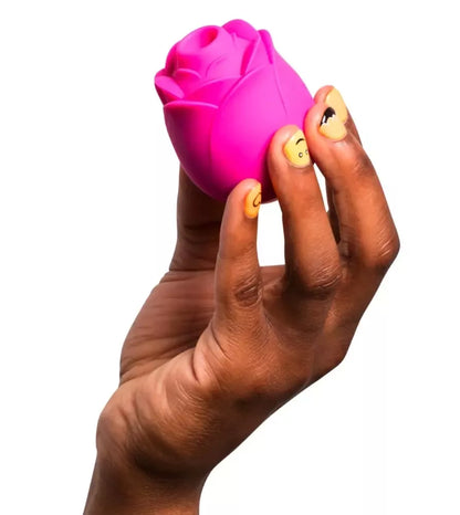 ROMP Rose Intimate Pulsator su Pleasure Air sistema, atsparus vandeniui, rožinis