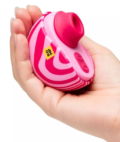 ROMP Spin kompaktiška oro pulsų sistema su apsauginiu dėklu, 7 cm, rožinė