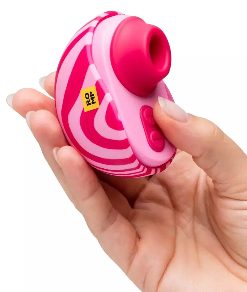 ROMP Spin kompaktiška oro pulsų sistema su apsauginiu dėklu, 7 cm, rožinė