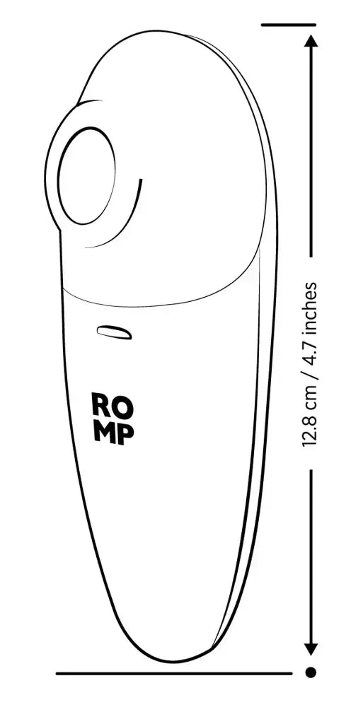 ROMP Switch X oro pulso sistema, 6 intensiteto lygiai, kompaktiškas, silikoninis, mėlynas