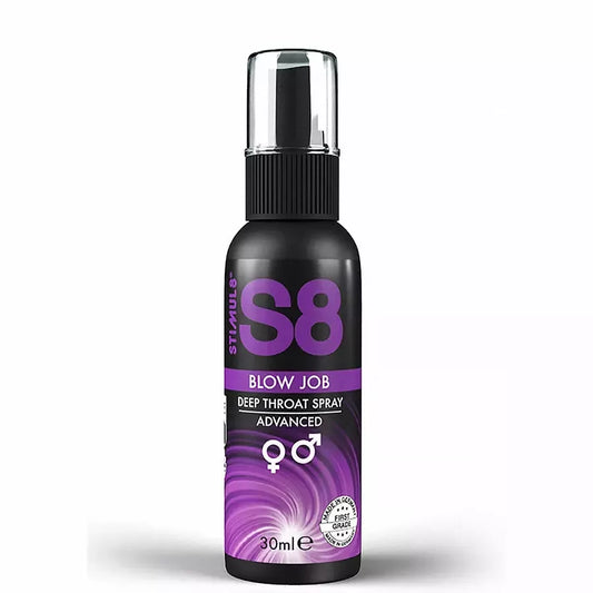 S8 Deep Throat Mint Spray 30ml – gaivinamoji burnos komforto formulė