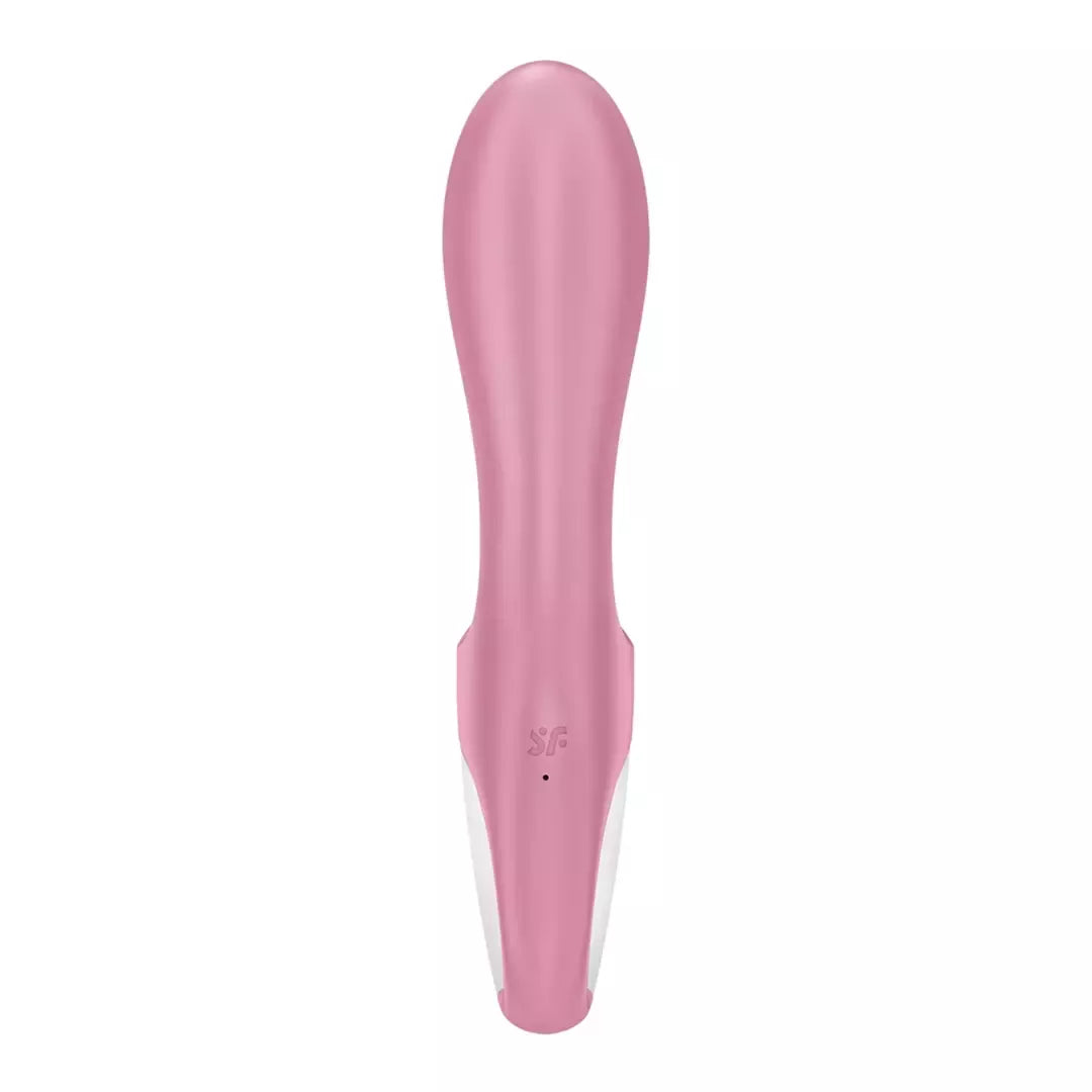 Satisfyer Air Pump Bunny 2 Light Red intymaus oro sistemos žaislas