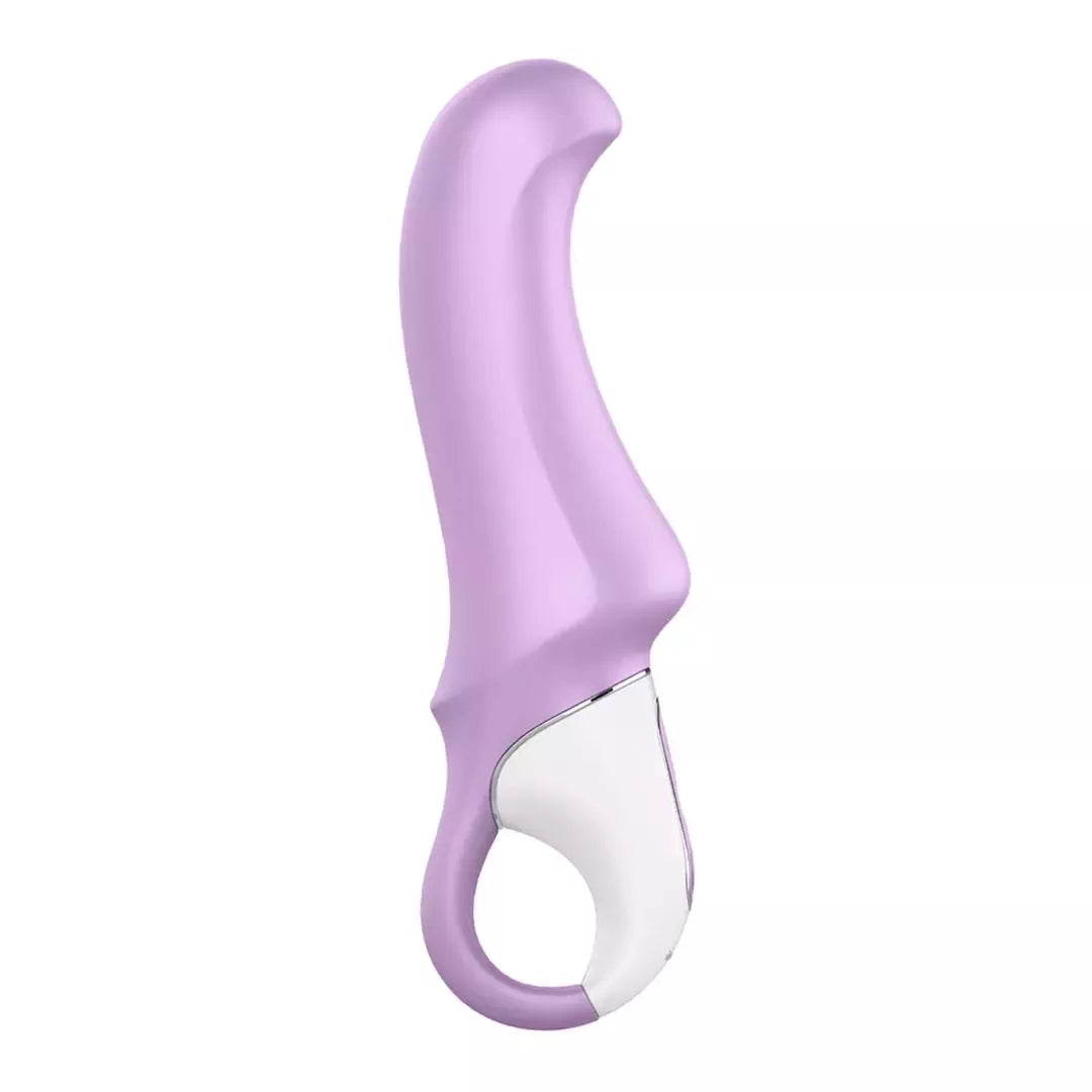 Satisfyer Charming Smile silikoninis intymus masažuoklis, rožinis, atsparus vandeniui