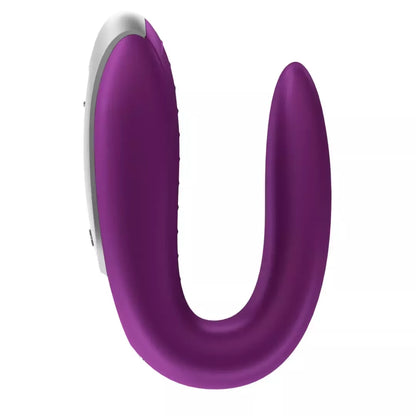 Satisfyer Double Fun Violet – interaktyvus intymus prietaisas poroms