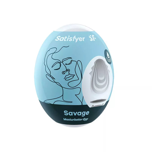 Satisfyer EGGCITED Savage vienkartinis intymus kiaušinis iš Hydro-Active TPE