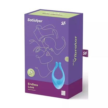Satisfyer Endless Love daugiafunkcis vibruojantis įrenginys su 3 varikliais, violetinis