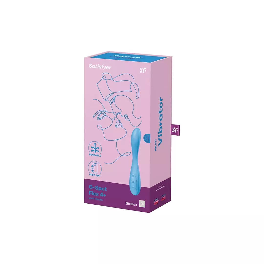 Satisfyer G-Spot Flex 1 lankstus silikoninis stimuliatorius, violetinis