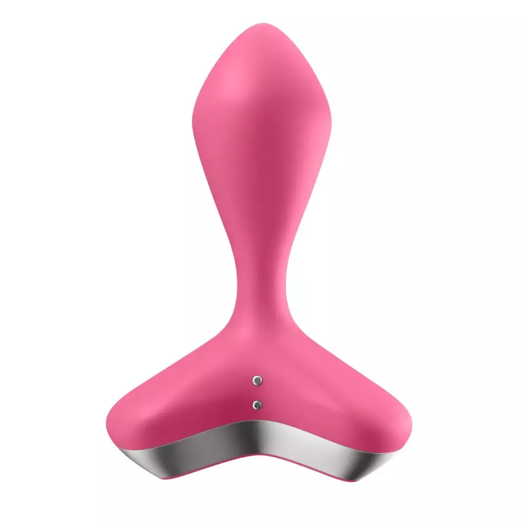 Satisfyer Game Changer Pink – išmanusis analinis vibratorius, silikoninis, valdomas programėle