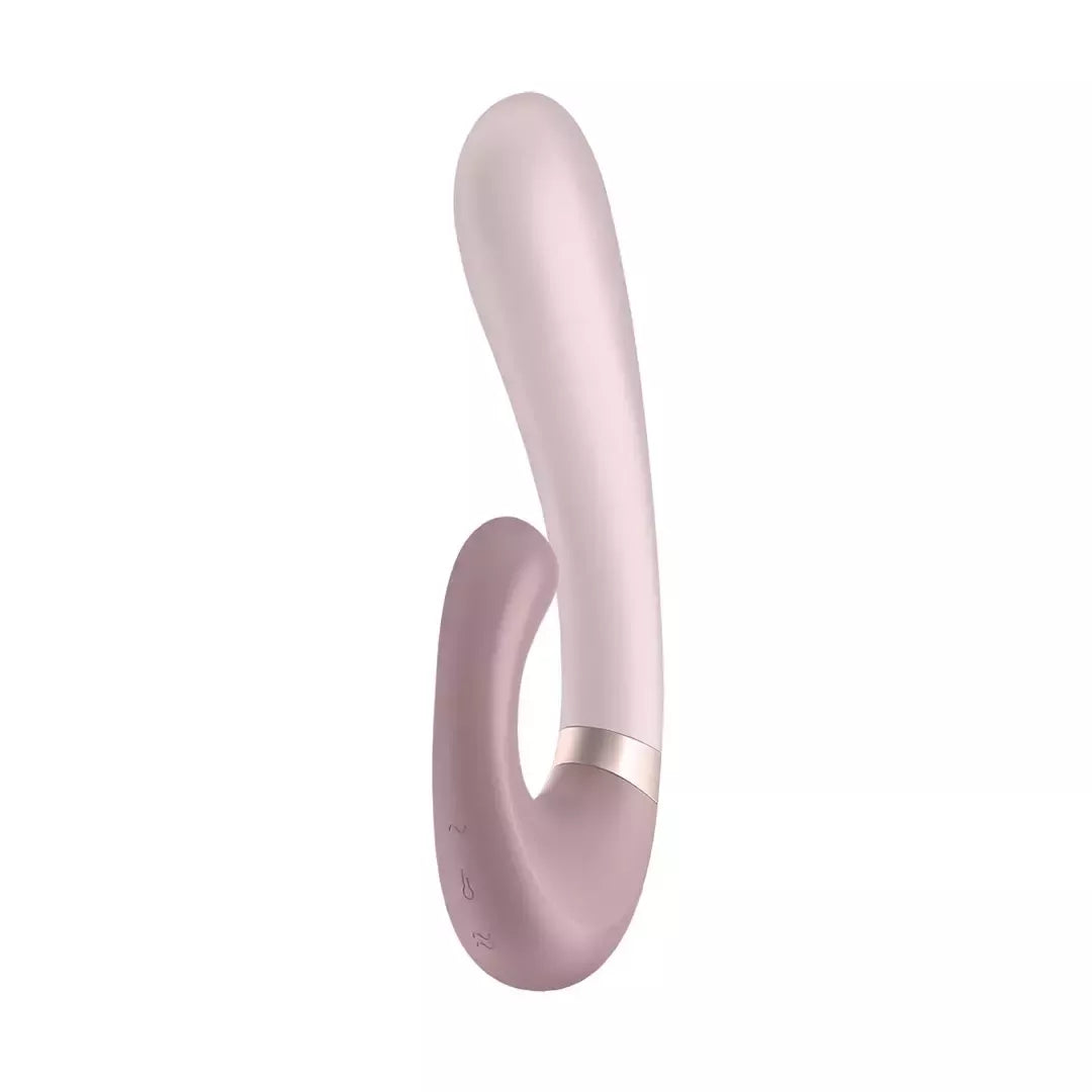 Satisfyer Heat Wave dviejų variklių intymusis masažuoklis su šildymo sistema, rožinis