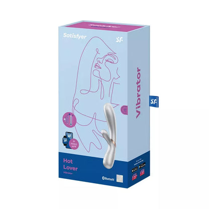 Satisfyer Hot Lover Champagne dviejų variklių intymus prietaisas su šildymo funkcija