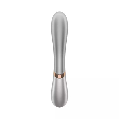Satisfyer Hot Lover Champagne dviejų variklių intymus prietaisas su šildymo funkcija