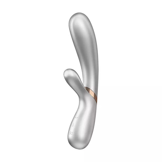 Satisfyer Hot Lover Champagne dviejų variklių intymus prietaisas su šildymo funkcija