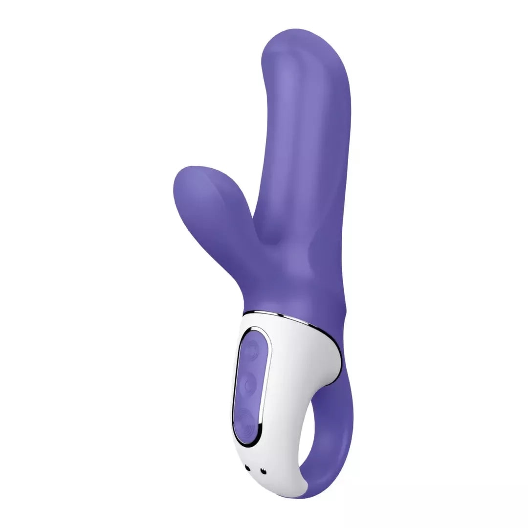 „Satisfyer Magic Bunny“ įkraunamas dviejų varikliukų intymus masažuoklis, rožinis