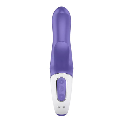 „Satisfyer Magic Bunny“ įkraunamas dviejų varikliukų intymus masažuoklis, rožinis