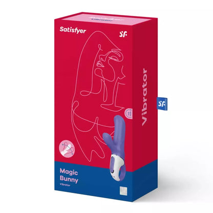 „Satisfyer Magic Bunny“ įkraunamas dviejų varikliukų intymus masažuoklis, rožinis