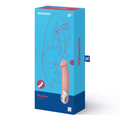 Satisfyer Master įkraunamas intymus prietaisas, natūrali forma, 22 cm