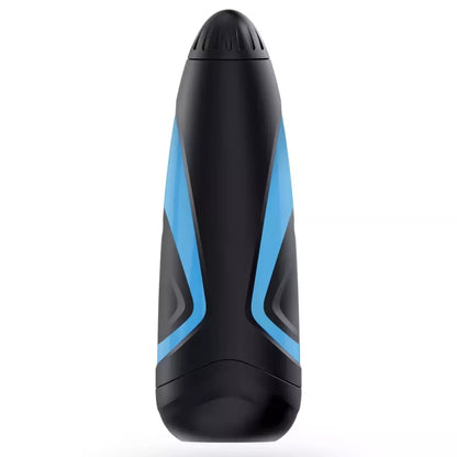 Satisfyer Men Classic slėgį kontroliuojantis intymus prietaisas, Cyberskin, juodas