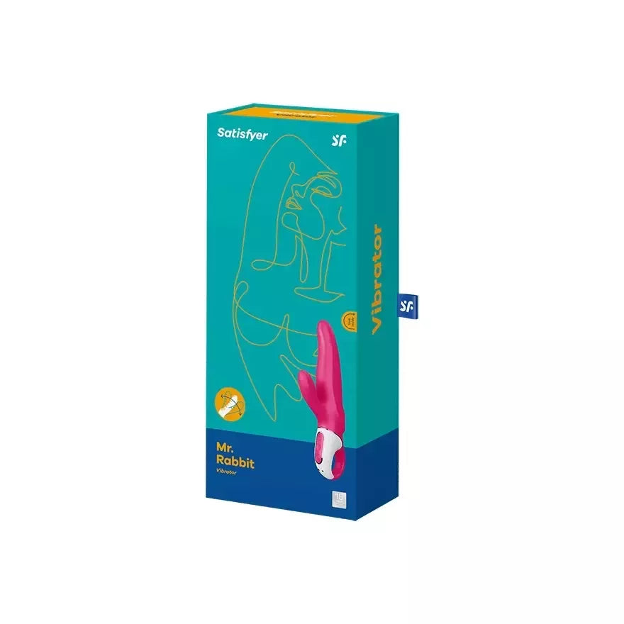 Satisfyer Mr. Rabbit silikoninis dvigubos stimuliacijos prietaisas, violetinis