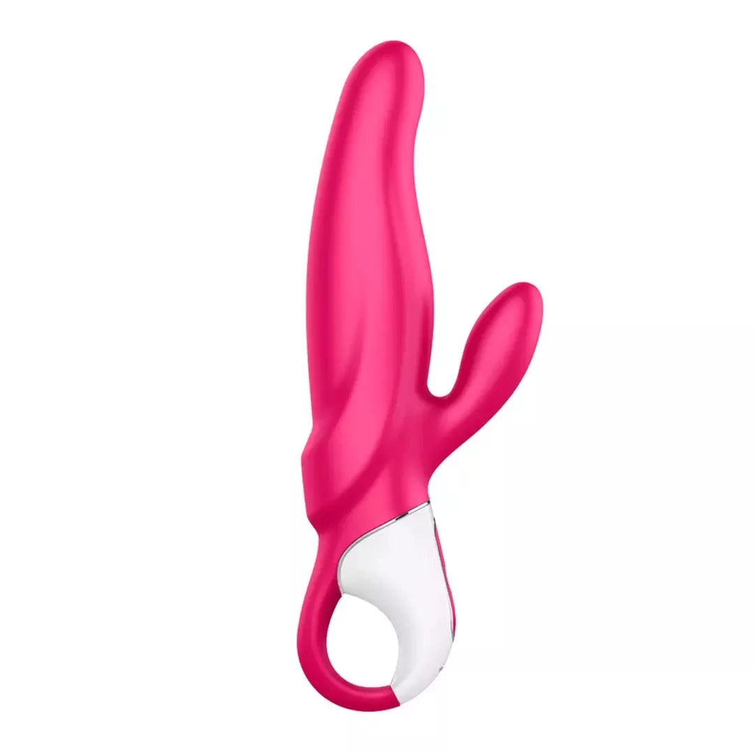 Satisfyer Mr. Rabbit silikoninis dvigubos stimuliacijos prietaisas, violetinis