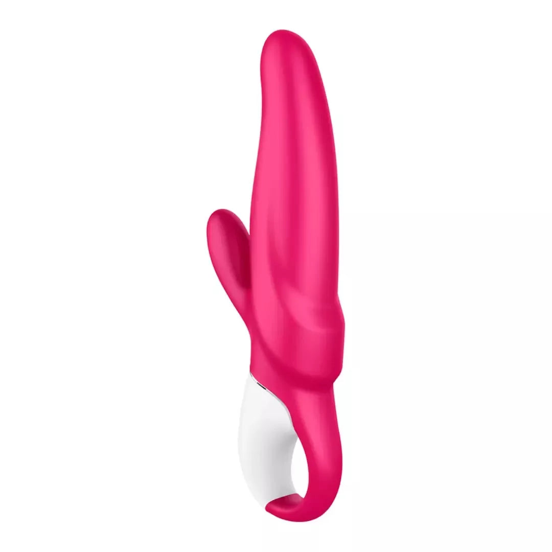 Satisfyer Mr. Rabbit silikoninis dvigubos stimuliacijos prietaisas, violetinis