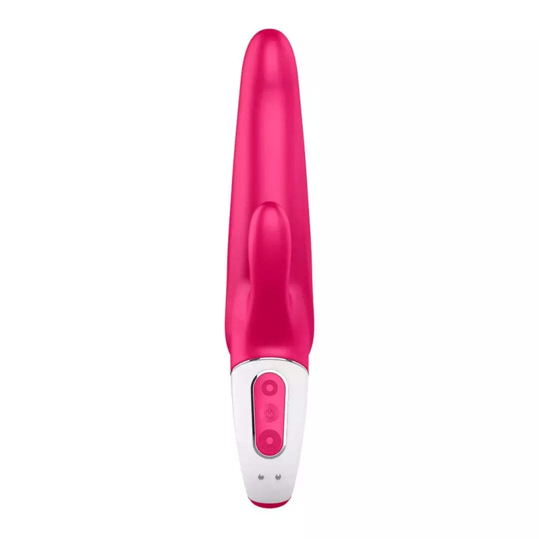 Satisfyer Mr. Rabbit silikoninis dvigubos stimuliacijos prietaisas, violetinis