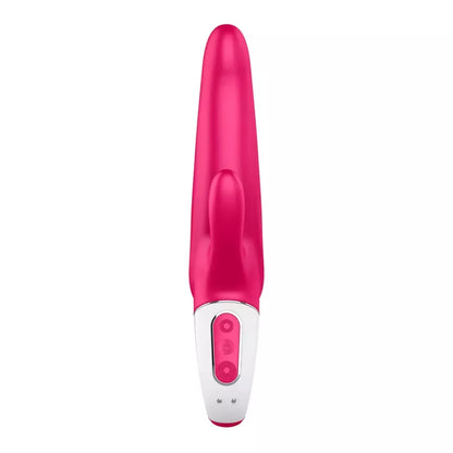 Satisfyer Mr. Rabbit silikoninis dvigubos stimuliacijos prietaisas, violetinis