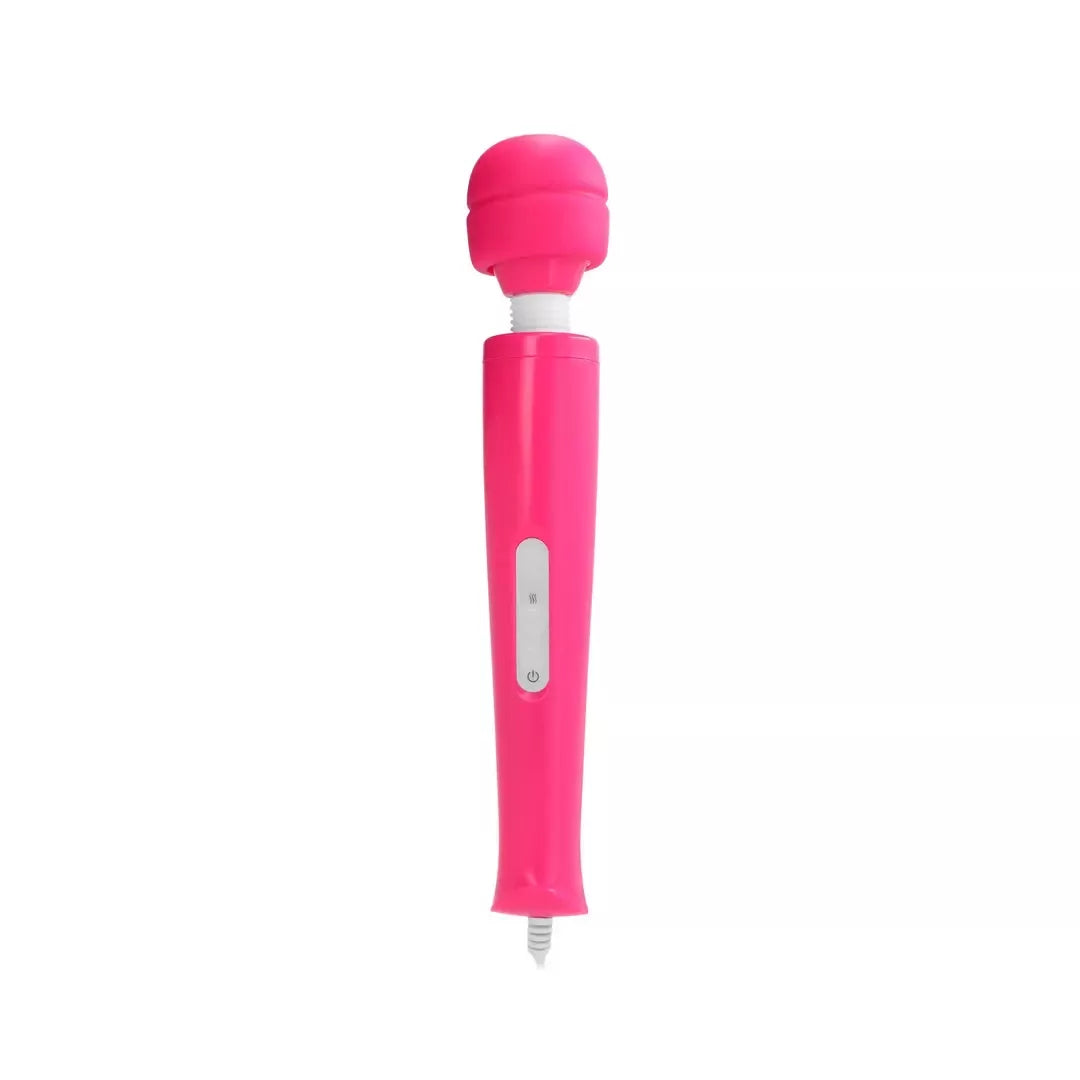 Satisfyer Power Flower masažo lazdelė, rožinė, 10 greičių, lanksti galvutė