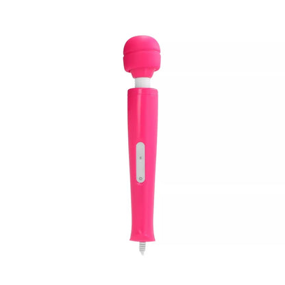 Satisfyer Power Flower masažo lazdelė, rožinė, 10 greičių, lanksti galvutė