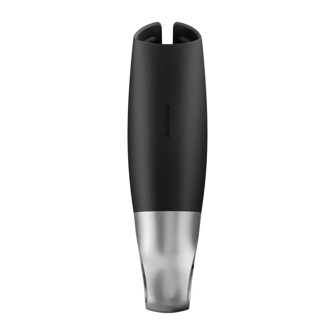 Satisfyer Power Intimate Machine silikoninis, „Bluetooth“, atsparus vandeniui, juodas