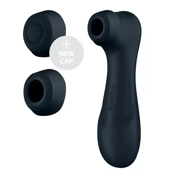 Satisfyer Pro 2 Generation 3 Black – oro impulsų sistema ir valdymas programėle