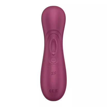 Satisfyer Pro 2 Generation 3 Wine Red – programėle valdomas oro impulsų stimuliatorius