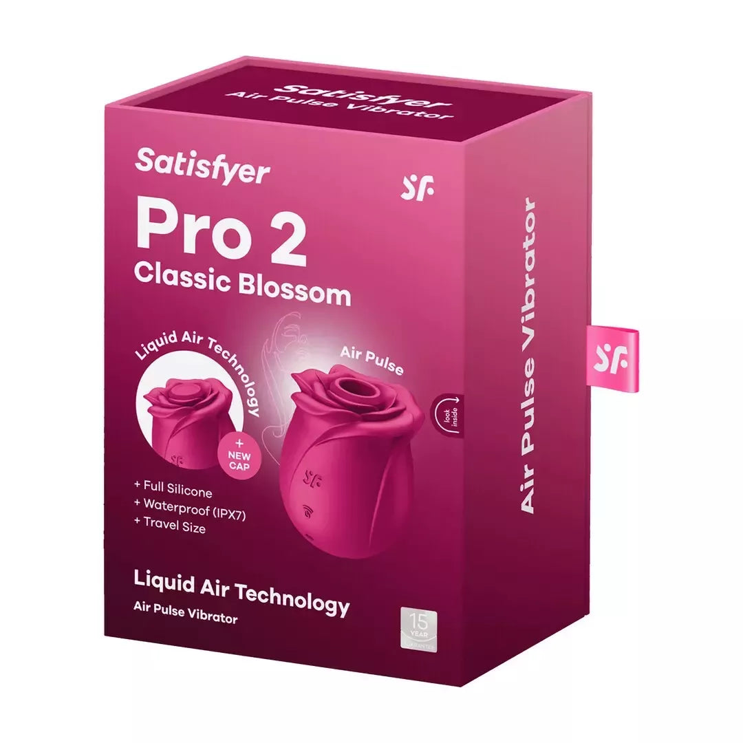 Satisfyer Pro 2 Modern Blossom Rose slėgio bangų stimuliatorius