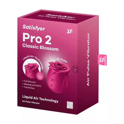Satisfyer Pro 2 Modern Blossom Rose slėgio bangų stimuliatorius