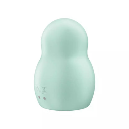 Satisfyer Pro To Go 1 dvigubas oro impulsų vibratorius – kompaktiškas kelioninis modelis