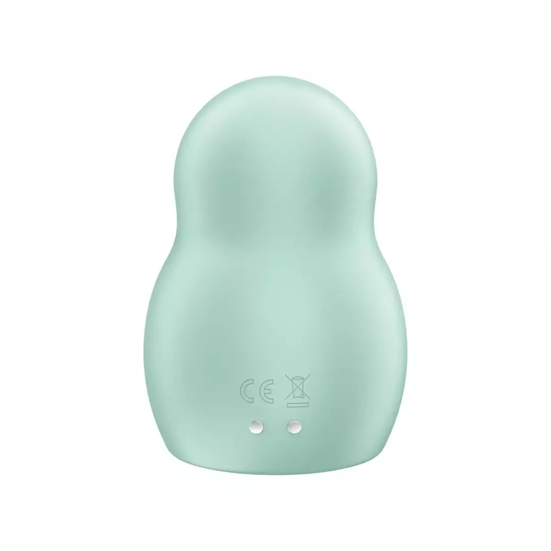 Satisfyer Pro To Go 1 dvigubas oro impulsų vibratorius – kompaktiškas kelioninis modelis