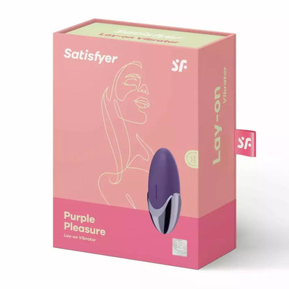 Satisfyer Purple Pleasure – kompaktiškas įkraunamas intymus stimuliatorius