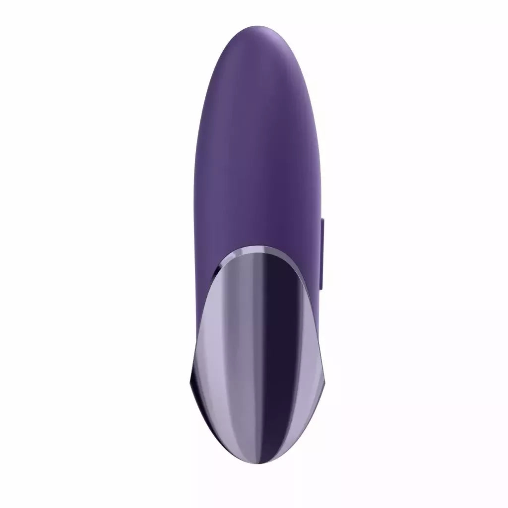 Satisfyer Purple Pleasure – kompaktiškas įkraunamas intymus stimuliatorius