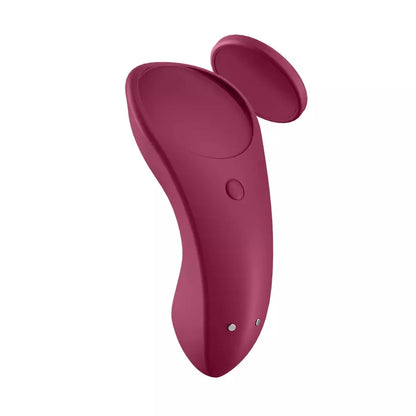 „Satisfyer Sexy Secret“ belaidis kelnaičių prietaisas, valdymas programėle, silikonas, juodas