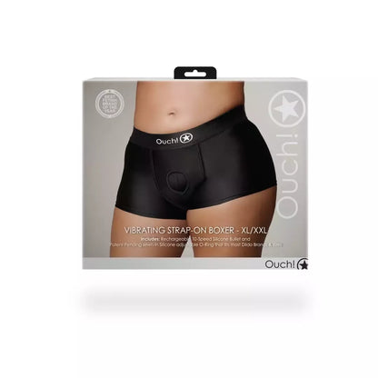 Satisfyer Strap-on Boxer XL/XXL Black – įkraunama vibracinė sistema
