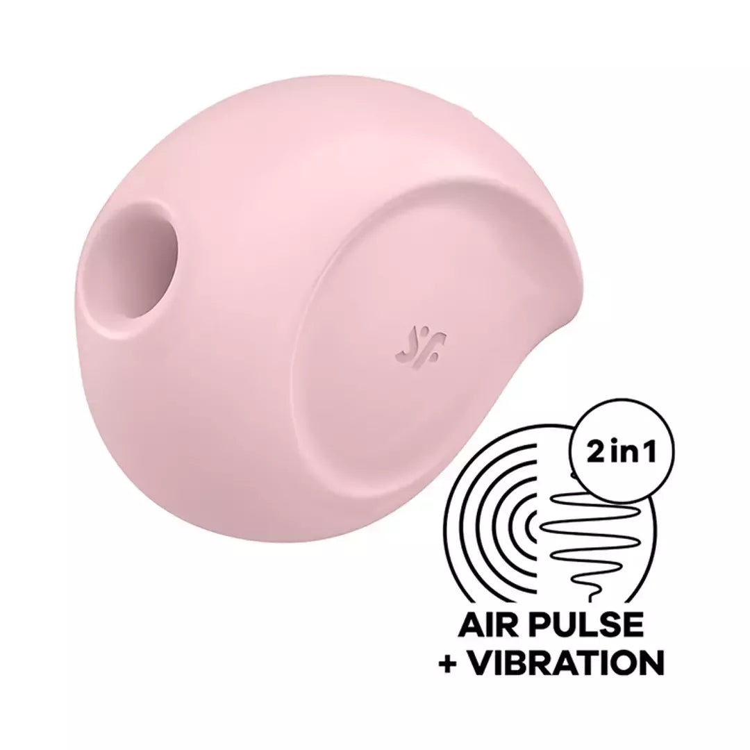 Satisfyer Sugar Rush oro pulso silikoninė intymi sistema, rožinė, įkraunama