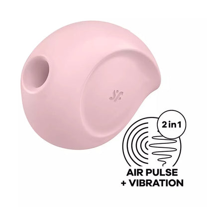 Satisfyer Sugar Rush oro pulso silikoninė intymi sistema, rožinė, įkraunama