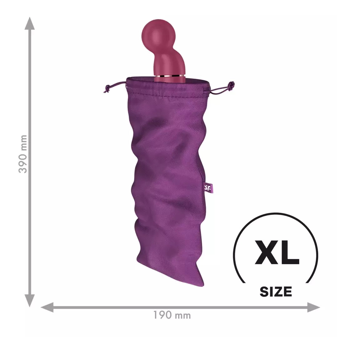 Satisfyer Treasure Bag XL Violet – didelis apsauginis krepšys
